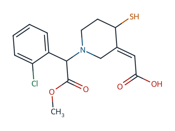 Clopidogrel Metabolite I (Mixture of Diastereomers) chemical structure
