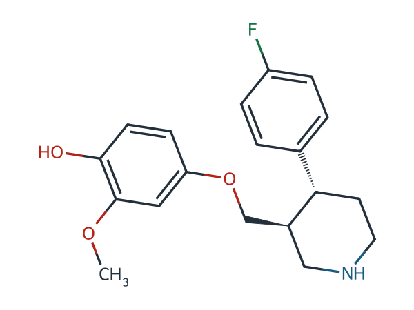 Paroxetine 4-Hydroxy Metabolite chemical structure