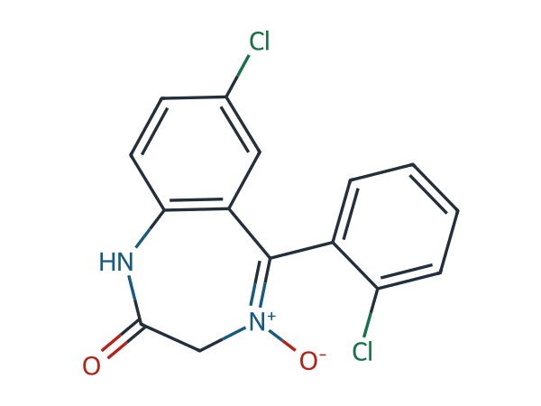 Lorazepam EP Impurity C chemical structure
