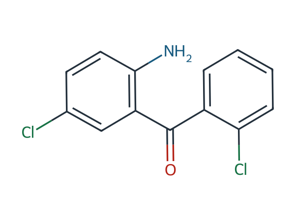 Lorazepam EP Impurity A chemical structure