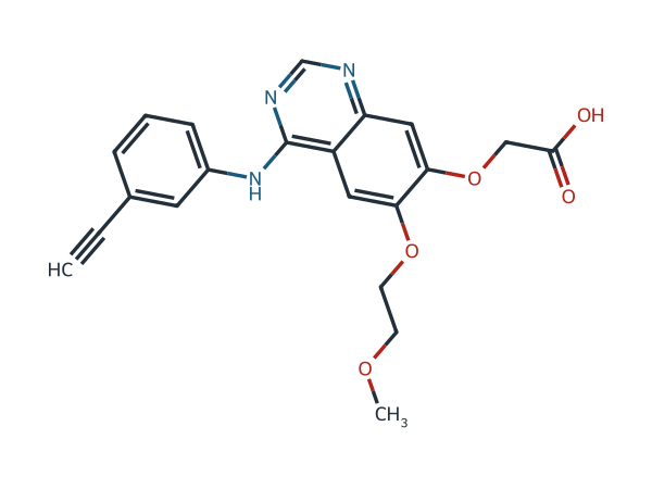 Erlotinib metabolite M11 chemical structure