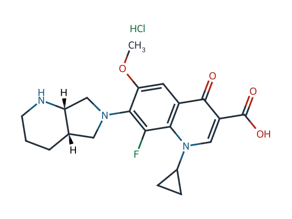 Moxifloxacin EP Impurity D HCl chemical structure