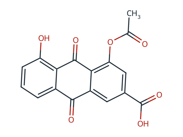 Diacerein EP Impurity E chemical structure