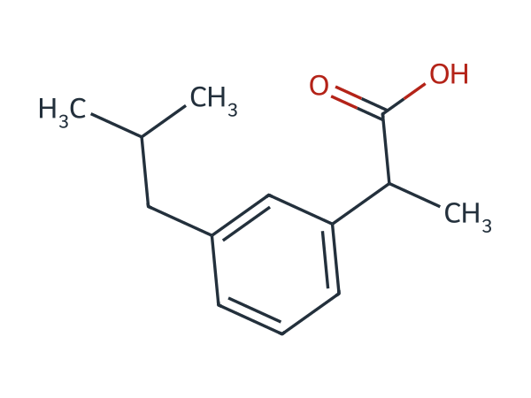 Ibuprofen EP Impurity A chemical structure