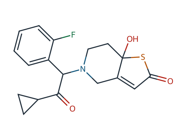 Prasugrel EP Impurity F chemical structure