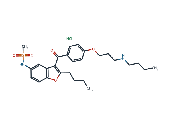 Dronedarone EP Impurity A HCl chemical structure