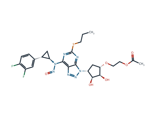 Ticagrelor Nitroso EP Impurity C chemical structure
