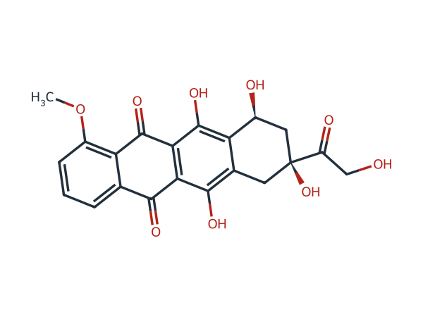 Epirubicin EP Impurity A chemical structure