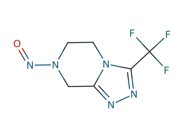 Sitagliptin Impurity 78 (Nitroso-STG-19) (NTTP) chemical structure