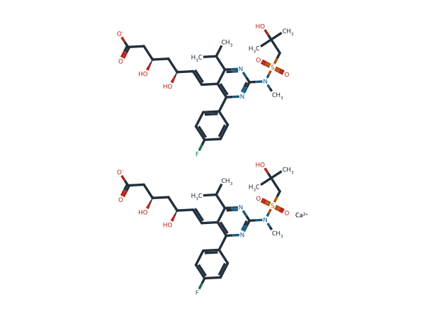 Rosuvastatin EP Impurity A (Calcium Salt) chemical structure