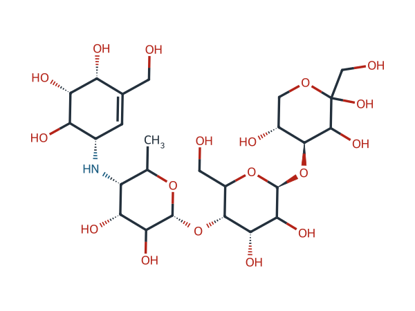 Acarbose EP Impurity A chemical structure