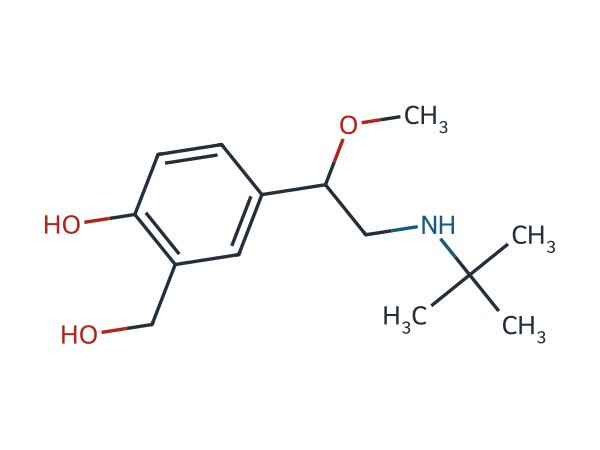 Salbutamol EP Impurity A chemical structure