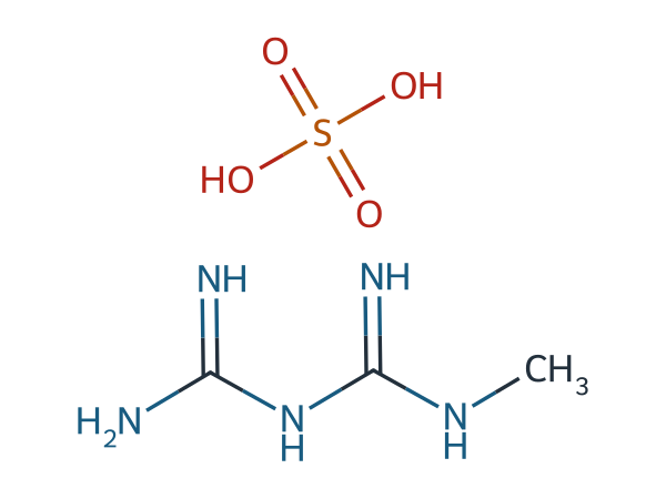 Metformin EP Impurity E Sulfate chemical structure