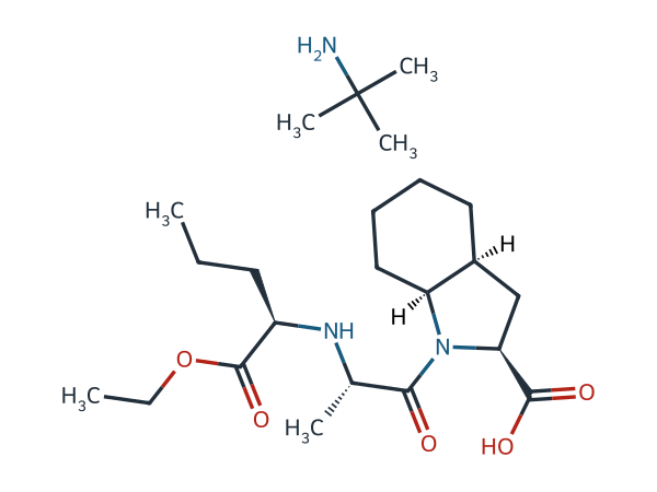Perindopril EP Impurity I（Enantiomer Mixture）tert-Butylamine Salt chemical structure