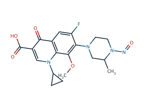 N-Nitroso Gatifloxacin chemical structure