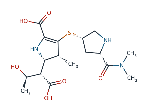 Meropenem EP Impurity A chemical structure