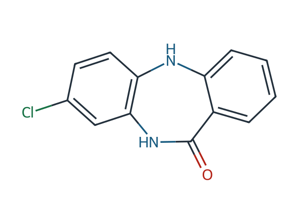 Clozapine EP Impurity A chemical structure