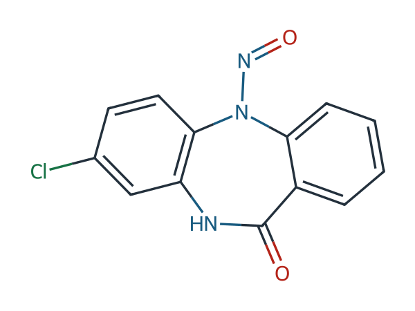 N-Nitroso Clozapine EP Impurity A chemical structure
