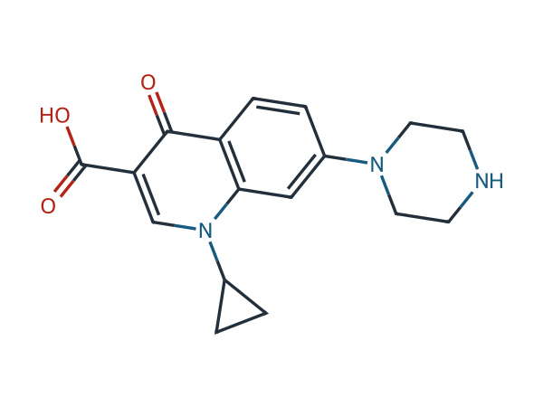 Ciprofloxacin EP Impurity B chemical structure