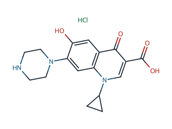 Ciprofloxacin EP Impurity F chemical structure