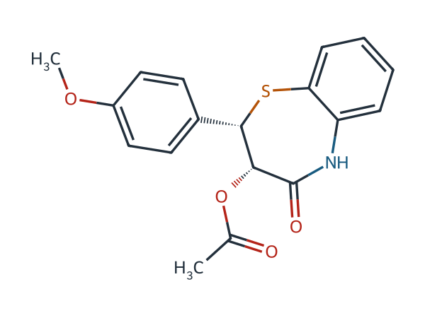 Diltiazem EP Impurity B chemical structure