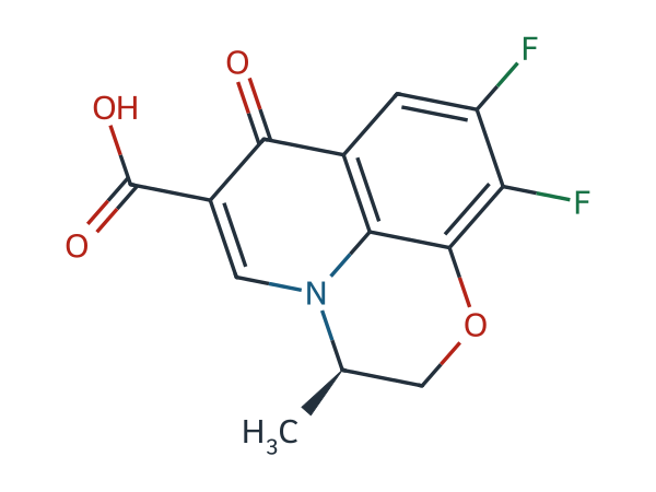 Ofloxacin EP Impurity A chemical structure