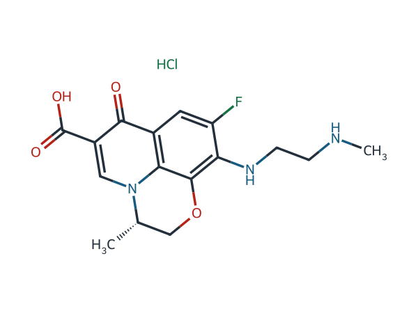 Levofloxacin EP Impurity G HCl (Levofloxacin USP Related Compound E HCl) chemical structure