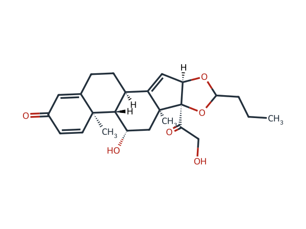 Budesonide EP Impurity E chemical structure