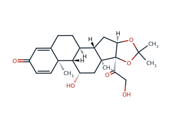Budesonide EP Impurity F(Desonide) chemical structure
