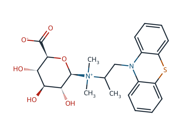Promethazine N-β-D-Glucuronide chemical structure