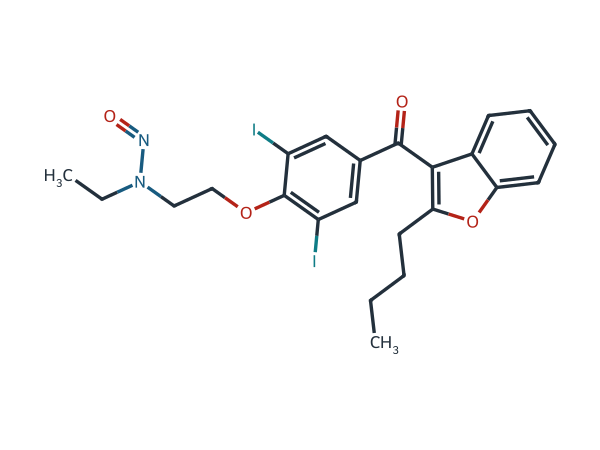 N-Nitroso Amiodarone EP Impurity B chemical structure