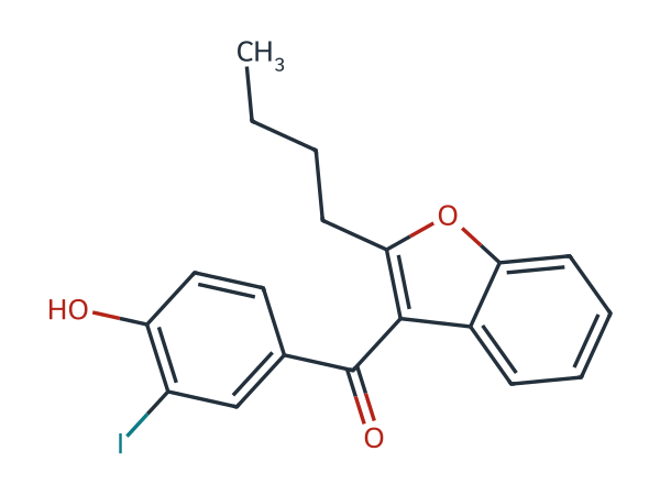 Amiodarone Hydrochloride EP Impurity F chemical structure