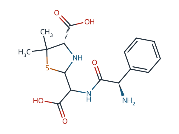 Ampicillin EP Impurity D chemical structure