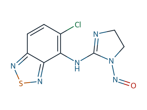Tizanidine Nitroso Impurity 13 chemical structure