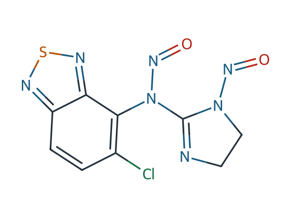Tizanidine Nitroso Impurity 14 chemical structure