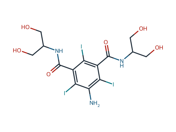 Iopamidol EP Impurity A chemical structure