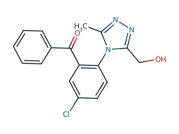 Alprazolam EP Impurity B chemical structure