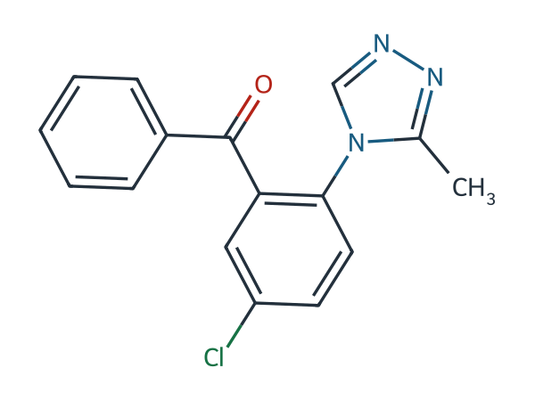 Alprazolam EP Impurity C chemical structure