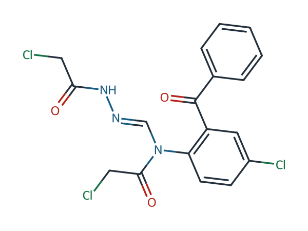 Alprazolam Impurity 3 chemical structure