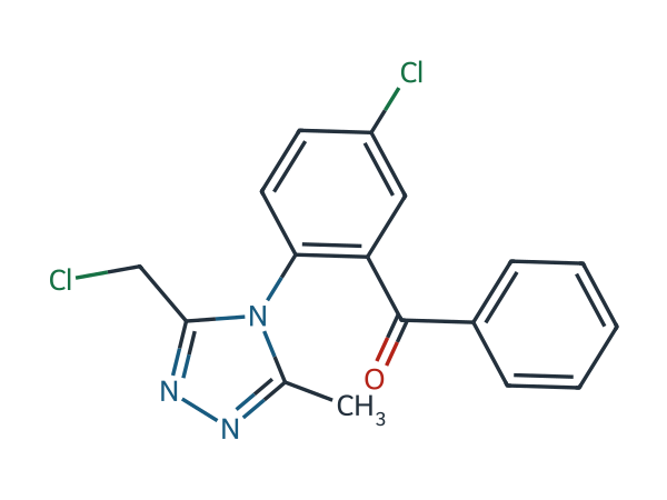 Alprazolam EP Impurity F chemical structure