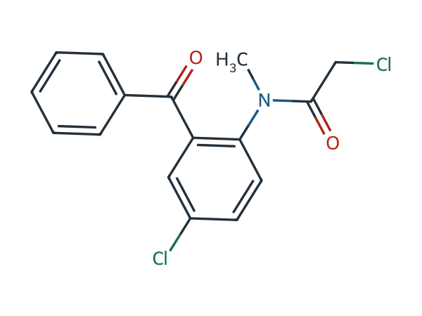 Diazepam EP Impurity B chemical structure