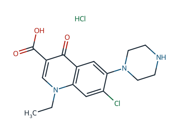 Norfloxacin EP Impurity E(Hydrochloride) chemical structure