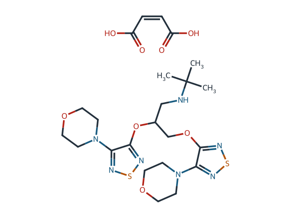 Timolol EP Impurity C Maleate chemical structure