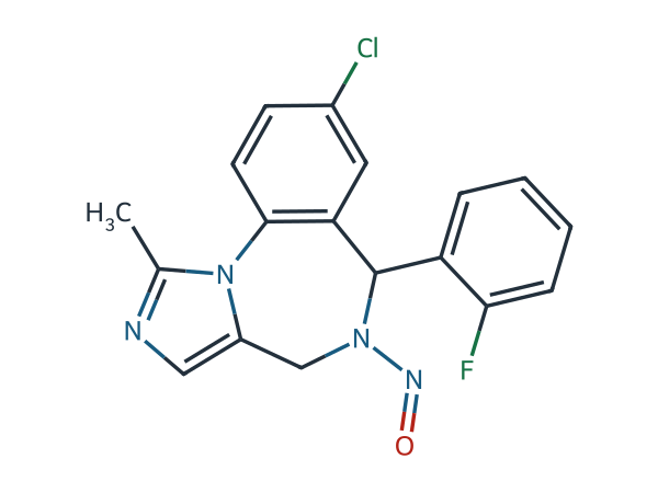 N-Nitroso Midazolam EP Impurity A chemical structure