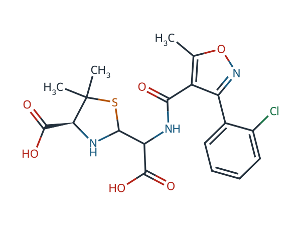 Cloxacillin EP Impurity A chemical structure