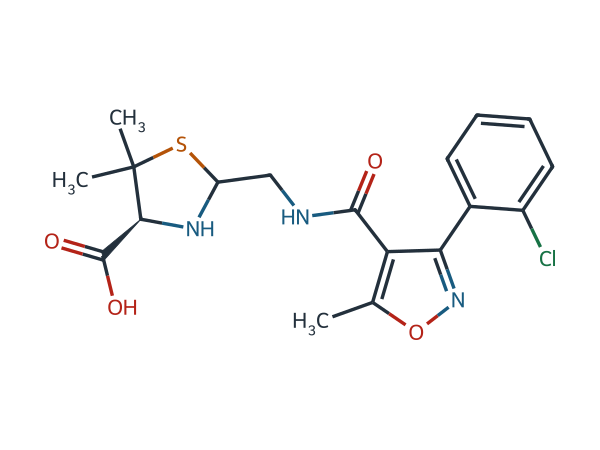 Cloxacillin EP Impurity B chemical structure