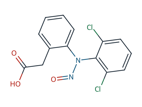 N-Nitroso Aceclofenac EP Impurity A chemical structure