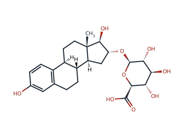 Estriol 16-Glucuronide chemical structure