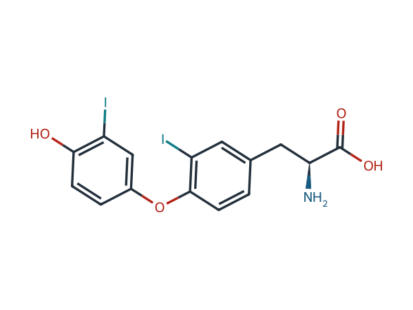 Levothyroxine EP Impurity J chemical structure