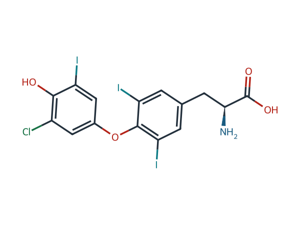Levothyroxine EP Impurity B chemical structure